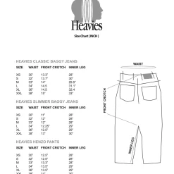 Heavies Jeans / washed blue