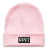 Witness Beanie / tight knit pink